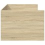 Tumbona con cajones madera ingeniería roble Sonoma 90x200 cm de vidaXL, Camas y somieres - Ref: Foro24-3280820, Precio: 197,3...