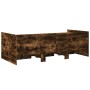 Tumbona con cajones madera ingeniería roble ahumado 75x190 cm de vidaXL, Camas y somieres - Ref: Foro24-3280836, Precio: 148,...