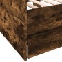 Tumbona con cajones madera ingeniería roble ahumado 75x190 cm de vidaXL, Camas y somieres - Ref: Foro24-3280836, Precio: 148,...