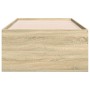 Tumbona con cajones madera ingeniería roble Sonoma 90x190 cm de vidaXL, Camas y somieres - Ref: Foro24-3280883, Precio: 165,6...