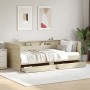 Tumbona con cajones madera ingeniería roble Sonoma 90x190 cm de vidaXL, Camas y somieres - Ref: Foro24-3280855, Precio: 190,1...