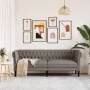 Sofá Chesterfield de 3 plazas tela gris taupe de vidaXL, Sofás - Ref: Foro24-372561, Precio: 316,57 €, Descuento: %