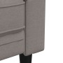 Sofá Chesterfield de 3 plazas tela gris taupe de vidaXL, Sofás - Ref: Foro24-372561, Precio: 322,03 €, Descuento: %
