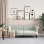 Zweiplätziges Sofa aus hellgrauem Samt von vidaXL, Sofas - Ref: Foro24-372575, Preis: 247,76 €, Rabatt: %