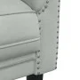 Zweiplätziges Sofa aus hellgrauem Samt von vidaXL, Sofas - Ref: Foro24-372575, Preis: 247,76 €, Rabatt: %