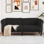 Zweiplätziges Samtsofa in Schwarz von vidaXL, Sofas - Ref: Foro24-372580, Preis: 210,75 €, Rabatt: %