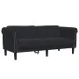 Zweiplätziges Samtsofa in Schwarz von vidaXL, Sofas - Ref: Foro24-372580, Preis: 210,75 €, Rabatt: %