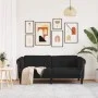 Zweiplätziges Samtsofa in Schwarz von vidaXL, Sofas - Ref: Foro24-372580, Preis: 210,75 €, Rabatt: %