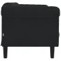 Zweiplätziges Samtsofa in Schwarz von vidaXL, Sofas - Ref: Foro24-372580, Preis: 210,75 €, Rabatt: %
