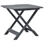 Mesa de jardín plegable de plástico gris antracita 79x72x70 cm de vidaXL, Mesas de jardín - Ref: Foro24-48792, Precio: 72,93 ...