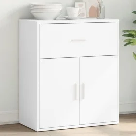 Aparador de madera de ingeniería blanco 60x31x70 cm de vidaXL, Aparadores - Ref: Foro24-840464, Precio: 72,60 €, Descuento: %