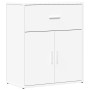 Aparador de madera de ingeniería blanco 60x31x70 cm de vidaXL, Aparadores - Ref: Foro24-840464, Precio: 77,17 €, Descuento: %
