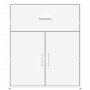 Aparador de madera de ingeniería blanco 60x31x70 cm de vidaXL, Aparadores - Ref: Foro24-840464, Precio: 77,17 €, Descuento: %