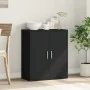 Aparador de madera de ingeniería negro 60x31x70 cm de vidaXL, Aparadores - Ref: Foro24-840458, Precio: 76,48 €, Descuento: %