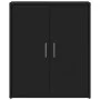 Aparador de madera de ingeniería negro 60x31x70 cm de vidaXL, Aparadores - Ref: Foro24-840458, Precio: 76,48 €, Descuento: %