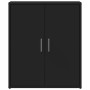 Aparador de madera de ingeniería negro 60x31x70 cm de vidaXL, Aparadores - Ref: Foro24-840458, Precio: 77,96 €, Descuento: %