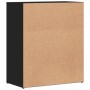 Aparador de madera de ingeniería negro 60x31x70 cm de vidaXL, Aparadores - Ref: Foro24-840458, Precio: 77,96 €, Descuento: %
