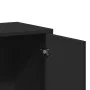 Aparador de madera de ingeniería negro 60x31x70 cm de vidaXL, Aparadores - Ref: Foro24-840458, Precio: 76,48 €, Descuento: %