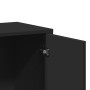 Aparador de madera de ingeniería negro 60x31x70 cm de vidaXL, Aparadores - Ref: Foro24-840458, Precio: 77,96 €, Descuento: %