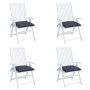 Cojines para silla 4 uds tela Oxford azul marino 50x50x7 cm de vidaXL, Cojines para sillas y sofás - Ref: Foro24-378916, Prec...