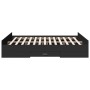 Estructura cama con cajones madera ingeniería negra 160x200 cm de vidaXL, Camas y somieres - Ref: Foro24-3280280, Precio: 165...