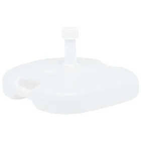 Base de sombrilla rellenable arena/agua plástico blanco 16 L de vidaXL, Bases para sombrillas - Ref: Foro24-48773, Precio: 25...