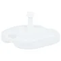 Base de sombrilla rellenable arena/agua plástico blanco 16 L de vidaXL, Bases para sombrillas - Ref: Foro24-48773, Precio: 25...