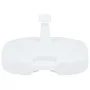 Base de sombrilla rellenable arena/agua plástico blanco 16 L de vidaXL, Bases para sombrillas - Ref: Foro24-48773, Precio: 25...