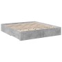Cama con cajones madera ingeniería gris hormigón 180x200 cm de vidaXL, Camas y somieres - Ref: Foro24-3280366, Precio: 210,98...