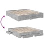 Cama con cajones madera ingeniería gris hormigón 180x200 cm de vidaXL, Camas y somieres - Ref: Foro24-3280366, Precio: 210,98...
