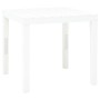 Mesa de jardín con 2 bancos plástico blanco de vidaXL, Conjuntos de jardín - Ref: Foro24-48777, Precio: 87,59 €, Descuento: %