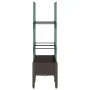 Jardinera con enrejado PP marrón 80x40x142,5 cm de vidaXL, Maceteros y jardineras - Ref: Foro24-367955, Precio: 51,29 €, Desc...