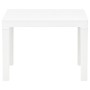Mesa de jardín con 2 bancos plástico blanco de vidaXL, Conjuntos de jardín - Ref: Foro24-48777, Precio: 87,59 €, Descuento: %