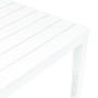 Mesa de jardín con 2 bancos plástico blanco de vidaXL, Conjuntos de jardín - Ref: Foro24-48777, Precio: 87,59 €, Descuento: %