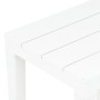 Mesa de jardín con 2 bancos plástico blanco de vidaXL, Conjuntos de jardín - Ref: Foro24-48777, Precio: 87,59 €, Descuento: %