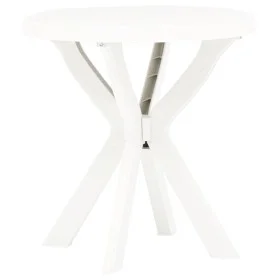 Weißer Bistrotisch aus Kunststoff Ø70 cm von vidaXL, Gartentische - Ref: Foro24-48796, Preis: 62,33 €, Rabatt: %