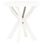 Mesa bistro blanca plástico Ø70 cm de vidaXL, Mesas de jardín - Ref: Foro24-48796, Precio: 62,33 €, Descuento: %
