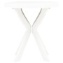 Mesa bistro blanca plástico Ø70 cm de vidaXL, Mesas de jardín - Ref: Foro24-48796, Precio: 51,72 €, Descuento: %