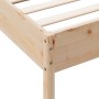 Estructura de cama con cabecero madera maciza pino 90x190 cm de vidaXL, Camas y somieres - Ref: Foro24-3207237, Precio: 119,8...