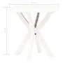 Mesa bistro blanca plástico Ø70 cm de vidaXL, Mesas de jardín - Ref: Foro24-48796, Precio: 62,33 €, Descuento: %