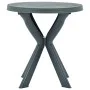 Mesa bistro verde plástico Ø70 cm de vidaXL, Mesas de jardín - Ref: Foro24-48797, Precio: 64,83 €, Descuento: %