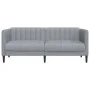 Sofá de 2 plazas tela gris claro de vidaXL, Sofás - Ref: Foro24-372604, Precio: 223,11 €, Descuento: %