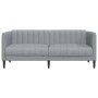 Sofá de 2 plazas tela gris claro de vidaXL, Sofás - Ref: Foro24-372604, Precio: 225,44 €, Descuento: %