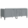 Sofá de 2 plazas tela gris claro de vidaXL, Sofás - Ref: Foro24-372604, Precio: 225,44 €, Descuento: %