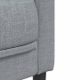Sofá de 2 plazas tela gris claro de vidaXL, Sofás - Ref: Foro24-372604, Precio: 225,44 €, Descuento: %