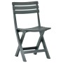 Silla de jardín plegable 2 unidades plástico verde de vidaXL, Sillas de jardín - Ref: Foro24-48789, Precio: 63,96 €, Descuent...