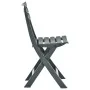 Folding garden chair 2 units green plastic by vidaXL, Garden chairs - Ref: Foro24-48789, Price: 65,62 €, Discount: %