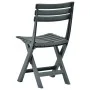 Folding garden chair 2 units green plastic by vidaXL, Garden chairs - Ref: Foro24-48789, Price: 65,62 €, Discount: %