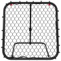 Rebotador de fútbol ajustable acero negro 84x73x60-80 cm de vidaXL, Accesorios para porterías de fútbol - Ref: Foro24-4007968...