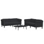 Juego de sofás 2 piezas terciopelo negro de vidaXL, Sofás - Ref: Foro24-3209224, Precio: 568,10 €, Descuento: %